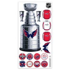 Washington Capitals Repositionable Stanley Cup Wall Decal Set