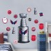 Washington Capitals Repositionable Stanley Cup Wall Decal Set