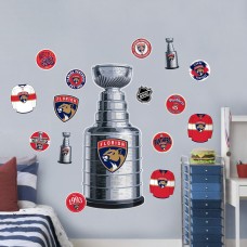 Florida Panthers Repositionable Stanley Cup Wall Decal Set Florida Panthers Repositionable Stanley Cup Wall Decal Set