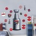 Florida Panthers Repositionable Stanley Cup Wall Decal Set