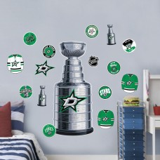 Dallas Stars Repositionable Stanley Cup Wall Decal Set