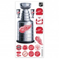 Detroit Red Wings Repositionable Stanley Cup Wall Decal Set Detroit Red Wings Repositionable Stanley Cup Wall Decal Set