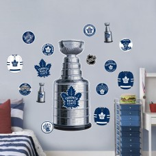 Toronto Maple Leafs Repositionable Stanley Cup Wall Decal Set
