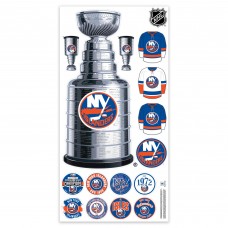 New York Islanders Repositionable Stanley Cup Wall Decal Set