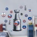 New York Islanders Repositionable Stanley Cup Wall Decal Set