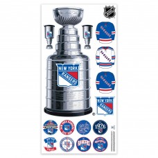 New York Rangers Repositionable Stanley Cup Wall Decal Set New York Rangers Repositionable Stanley Cup Wall Decal Set
