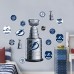 Tampa Bay Lightning Repositionable Stanley Cup Wall Decal Set