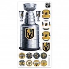 Vegas Golden Knights Repositionable Stanley Cup Wall Decal Set