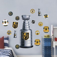 Vegas Golden Knights Repositionable Stanley Cup Wall Decal Set