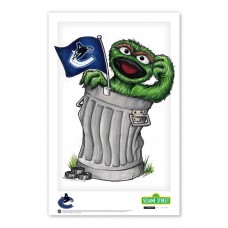 Vancouver Canucks Oscar the Grouch 11 x 17 Sesame Street Poster Print