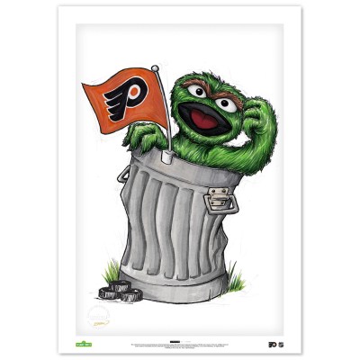 Philadelphia Flyers 24 x 36 Sesame Street Fine Art Poster