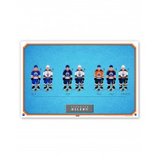 Edmonton Oilers 11 x 17 16-Bit Superstars Poster