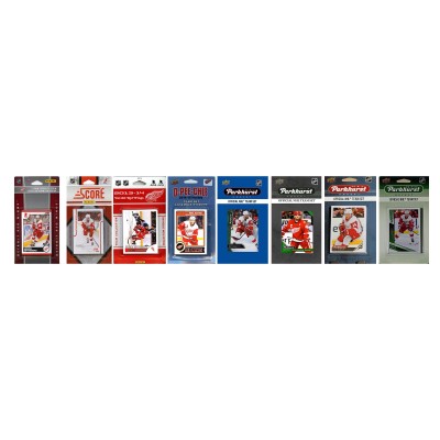 Detroit Red Wings Trading Card Team Sets