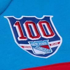 Толстовка New York Rangers Mitchell & Ness Cream 100th Anniversary Head Coach Толстовка New York Rangers Mitchell & Ness Cream 100th Anniversary Head Coach