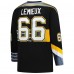 Pittsburgh Penguins Mario Lemieux Mitchell & Ness Black 1996/97 Blue Line 2.0 Jersey