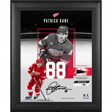 Patrick Kane Detroit Red Wings Facsimile Signature Fanatics Authentic Framed 11 x 14 Showcase Collage with a Piece of Game-Used Puck - Limited Edition of 250 Patrick Kane Detroit Red Wings Facsimile Signature Fanatics Authentic Framed 11 x 14 Showcase Collage with a Piece of Game-Used Puck - Limited Edition of 250