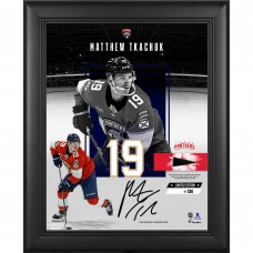 Matthew Tkachuk Florida Panthers Facsimile Signature Fanatics Authentic Framed 11 x 14 Impact Collage with a Piece of Game-Used Puck - Limited Edition of 250 Matthew Tkachuk Florida Panthers Facsimile Signature Fanatics Authentic Framed 11 x 14 Impact Collage with a Piece of Game-Used Puck - Limited Edition of 250