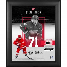 Dylan Larkin Detroit Red Wings Facsimile Signature Fanatics Authentic Framed 11 x 14 Showcase Collage with a Piece of Game-Used Puck - Limited Edition of 250 Dylan Larkin Detroit Red Wings Facsimile Signature Fanatics Authentic Framed 11 x 14 Showcase Collage with a Piece of Game-Used Puck - Limited Edition of 250