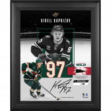 Kirill Kaprizov Minnesota Wild Facsimile Signature Fanatics Authentic Framed 11 x 14 Impact Collage with a Piece of Game-Used Puck - Limited Edition of 250 Kirill Kaprizov Minnesota Wild Facsimile Signature Fanatics Authentic Framed 11 x 14 Impact Collage with a Piece of Game-Used Puck - Limited Edition of 250