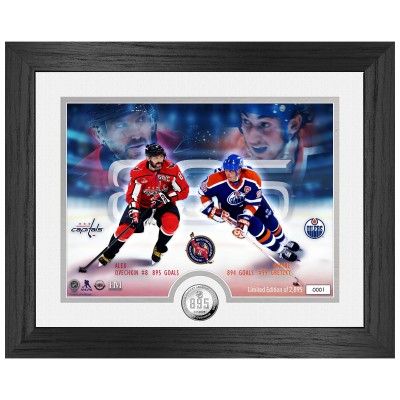 Washington Capitals Alexander Ovechkin Highland Mint NHL All-Time Leading Goal Scorer 13 x 16 Silver Coin Photo Mint