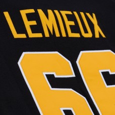 Толстовка Pittsburgh Penguins Mario Lemieux Mitchell & Ness Black 1992 Name & Number Premium