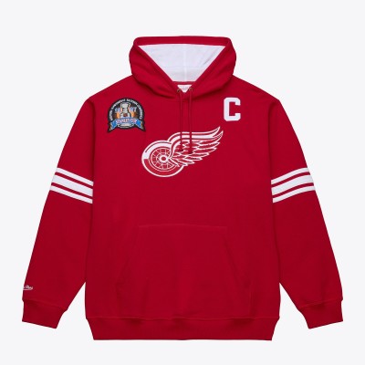 Detroit Red Wings Steve Yzerman Mitchell & Ness Scarlet 1997 Name & Number Premium Pullover Hoodie