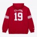 Detroit Red Wings Steve Yzerman Mitchell & Ness Scarlet 1997 Name & Number Premium Pullover Hoodie