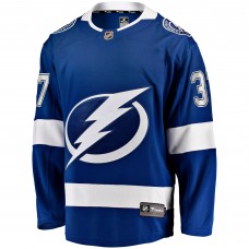 Джерси Tampa Bay Lightning Yanni Gourde Fanatics Blue Home Breakaway