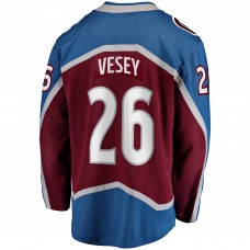 Джерси Colorado Avalanche Jimmy Vesey Fanatics Burgundy Home Breakaway