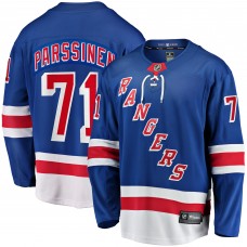 Джерси New York Rangers Juuso Parssinen Fanatics Blue Home Breakaway Джерси New York Rangers Juuso Parssinen Fanatics Blue Home Breakaway