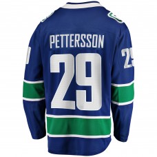 Джерси Vancouver Canucks Marcus Pettersson Fanatics Blue Home Breakaway