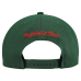 Minnesota Wild Mitchell & Ness Green Retro Script Colorblock Snapback Hat