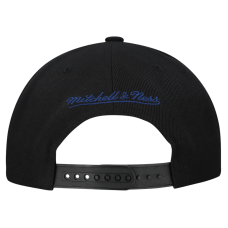 Tampa Bay Lightning Mitchell & Ness Black Retro Script Colorblock Snapback Hat