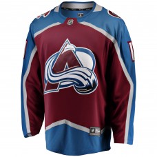 Джерси Colorado Avalanche Brock Nelson Fanatics Burgundy Home Breakaway