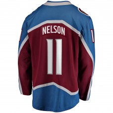 Джерси Colorado Avalanche Brock Nelson Fanatics Burgundy Home Breakaway