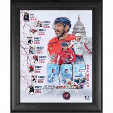 Alexander Ovechkin Washington Capitals Fanatics Authentic Framed 13 x 16 895th Goal Collage