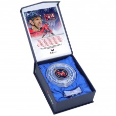 Alexander Ovechkin Washington Capitals Fanatics Authentic 895th Goal Crystal Puck - Filled with Game-Used Ice from a Washington Capitals Game During the 895th Goal Season