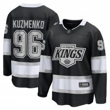 Джерси Los Angeles Kings Andrei Kuzmenko Fanatics Black Home Breakaway