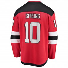 Джерси New Devils Daniel Sprong Fanatics Red Home Breakaway