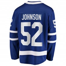 Джерси Toronto Maple Leafs Reese Johnson Fanatics Blue Home Breakaway