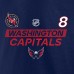 Футболка Washington Capitals Alexander Ovechkin Fanatics Navy Most Goals in NHL History