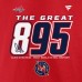 Футболка Washington Capitals Alexander Ovechkin Fanatics Red NHL All-Time Leading Goal Scorer The Great 895