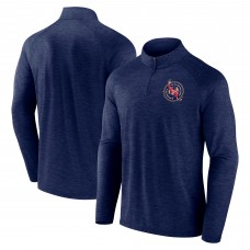 Washington Capitals Alexander Ovechkin Fanatics Navy NHL All-Time Leading Goal Scorer GR8 895 Quarter-Zip Top