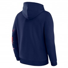Толстовка Washington Capitals Alexander Ovechkin Fanatics Athletic Navy NHL All-Time Leading Goal Scorer Badges