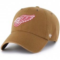 Бейсболка Detroit Red Wings Carhartt x 47 Brown Clean Up Бейсболка Detroit Red Wings Carhartt x 47 Brown Clean Up