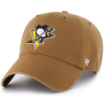Бейсболка Pittsburgh Penguins Carhartt x 47 Brown Clean Up