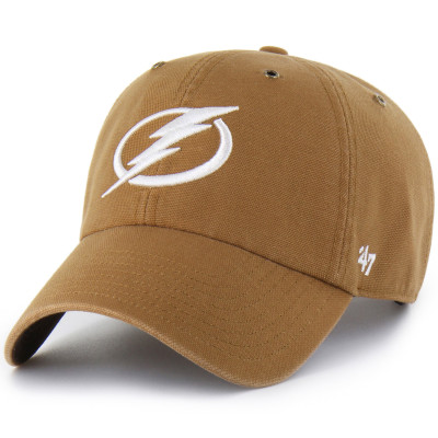 Бейсболка Tampa Bay Lightning Carhartt x 47 Brown Clean Up