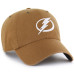 Бейсболка Tampa Bay Lightning Carhartt x 47 Brown Clean Up
