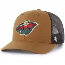 Бейсболка Minnesota Wild Carhartt x 47 Brown Trucker