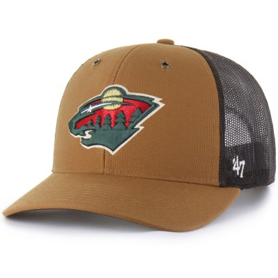 Бейсболка Minnesota Wild Carhartt x 47 Brown Trucker
